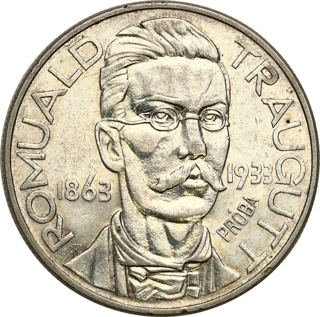 PRÓBA. 10 złotych 1933 Romuald Traugutt